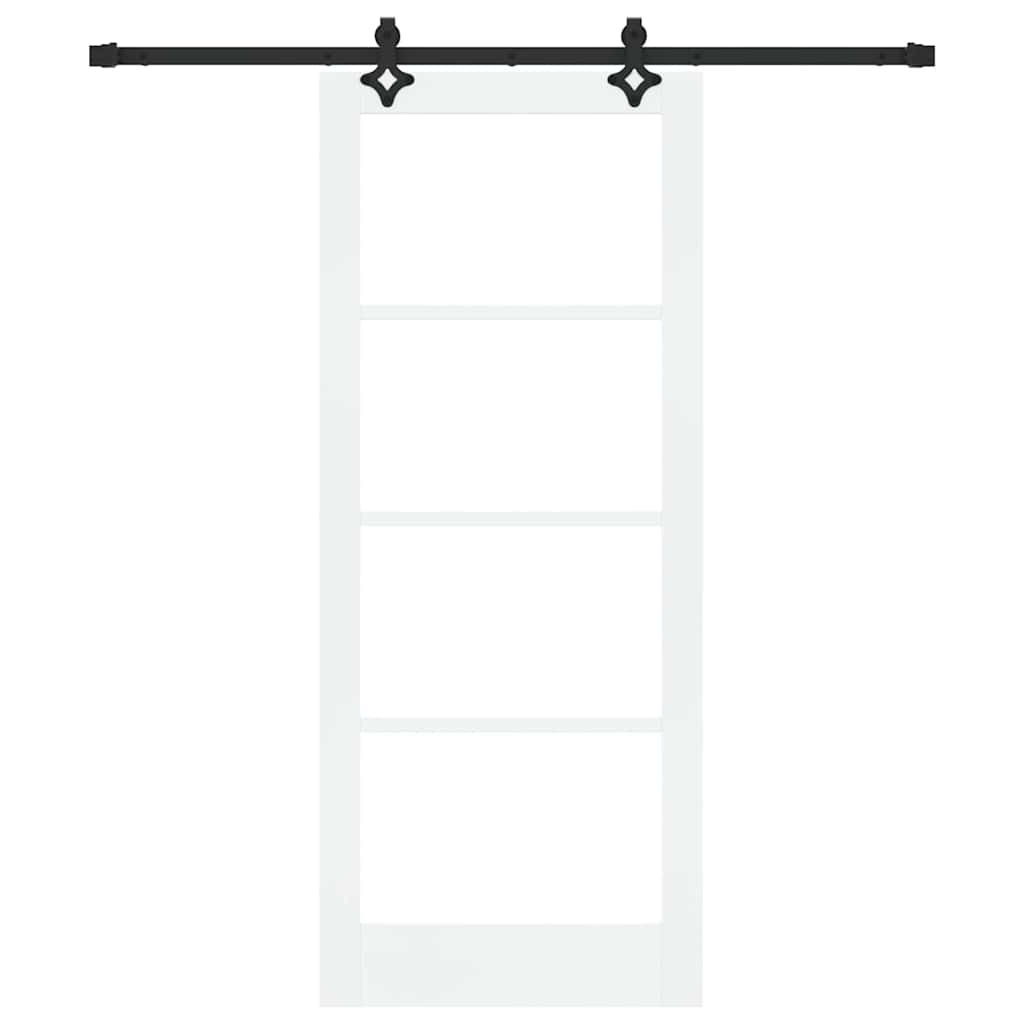 Skydedør ORKDAL Hvid og sort 83 x 202 cm