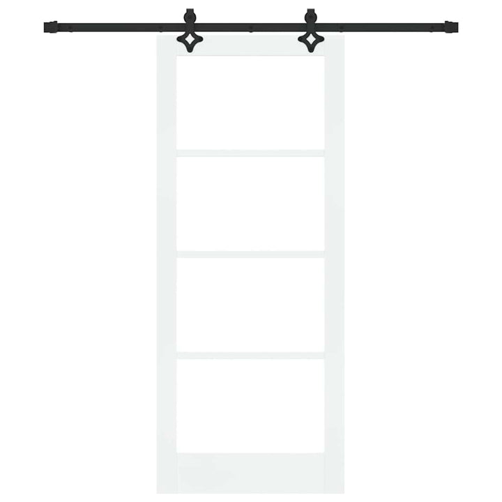 Skydedør ORKDAL Hvid og sort 83 x 202 cm