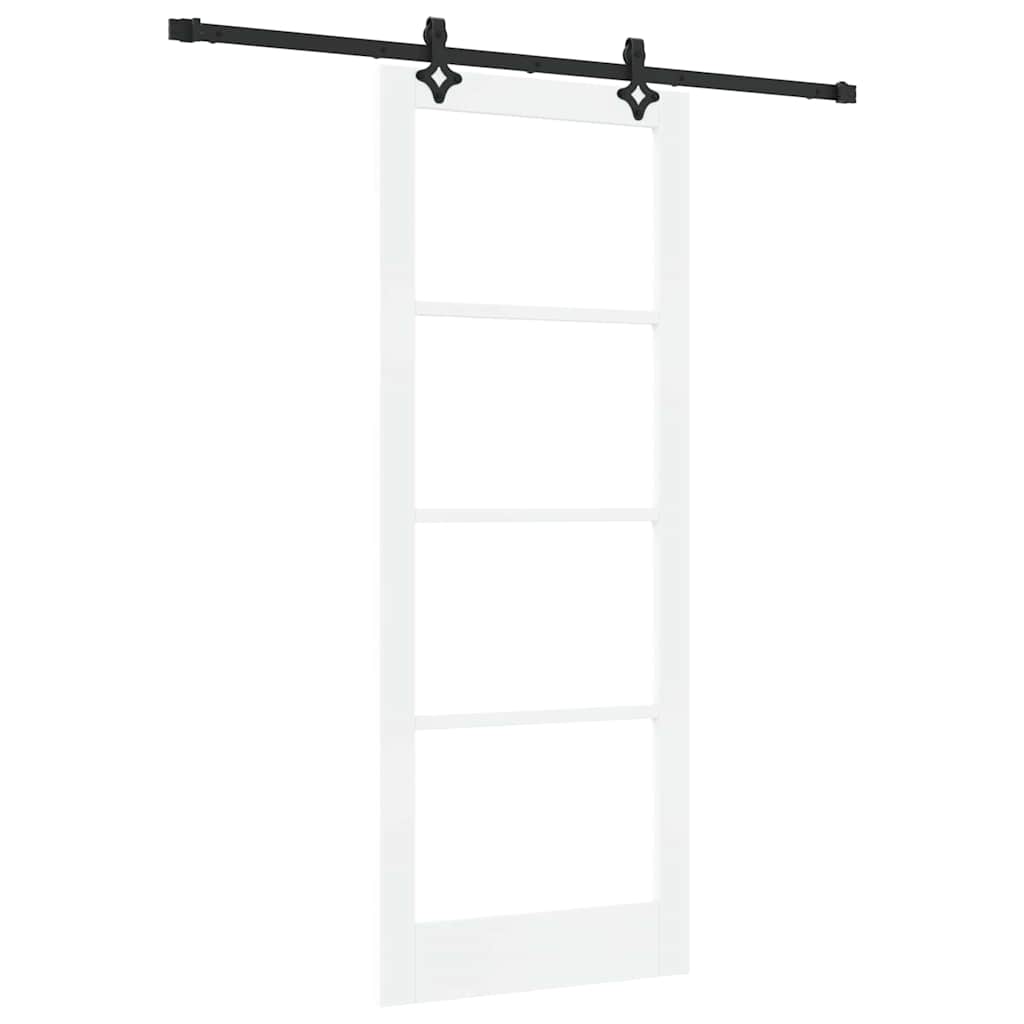 Skydedør ORKDAL Hvid og sort 83 x 211 cm