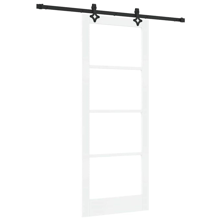 Skydedør ORKDAL Hvid og sort 83 x 211 cm