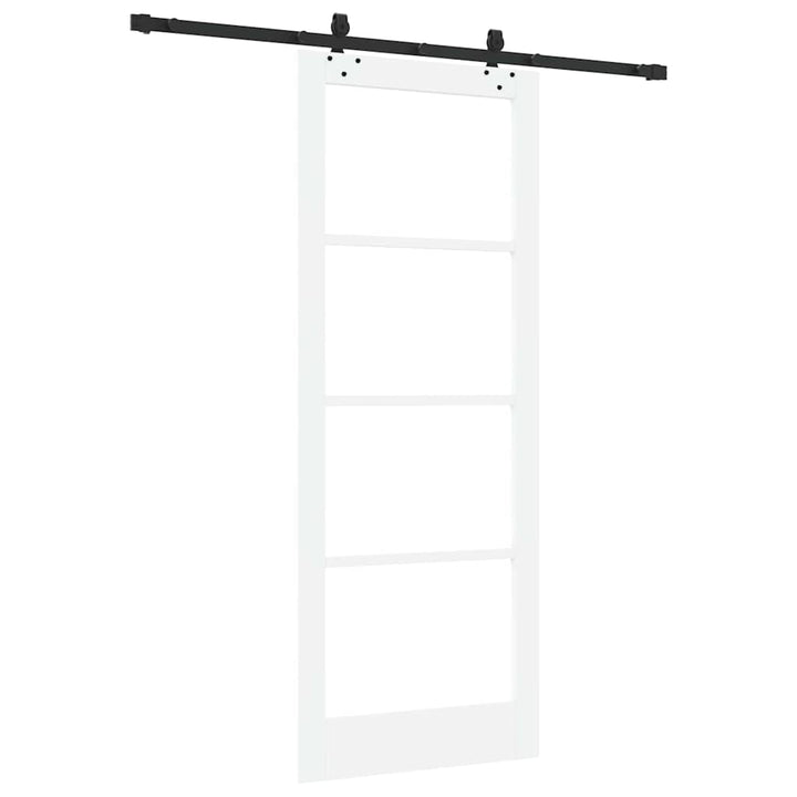 Skydedør ORKDAL Hvid og sort 83 x 211 cm