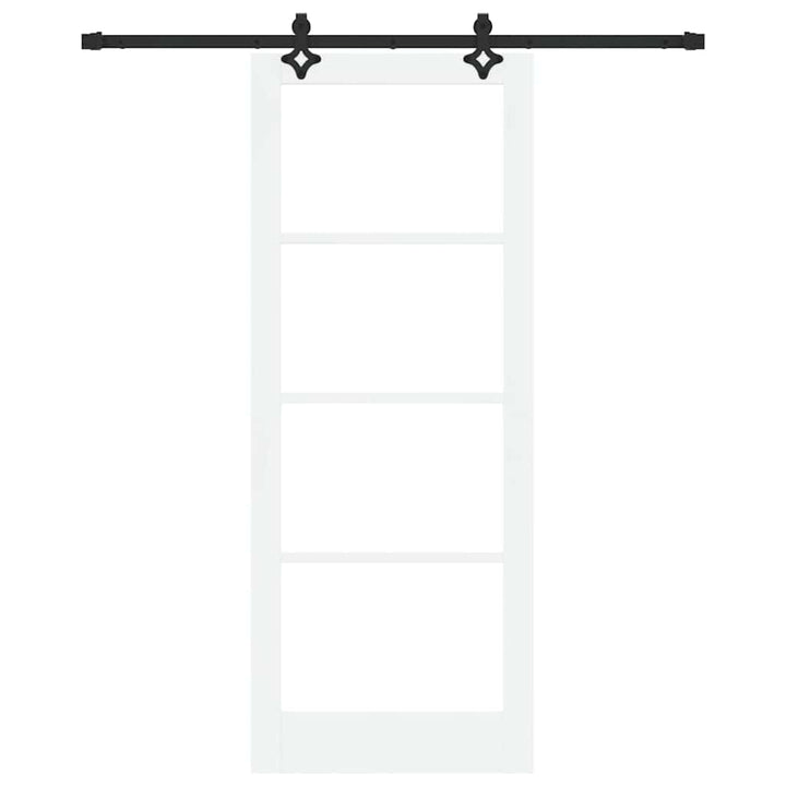 Skydedør ORKDAL Hvid og sort 83 x 211 cm