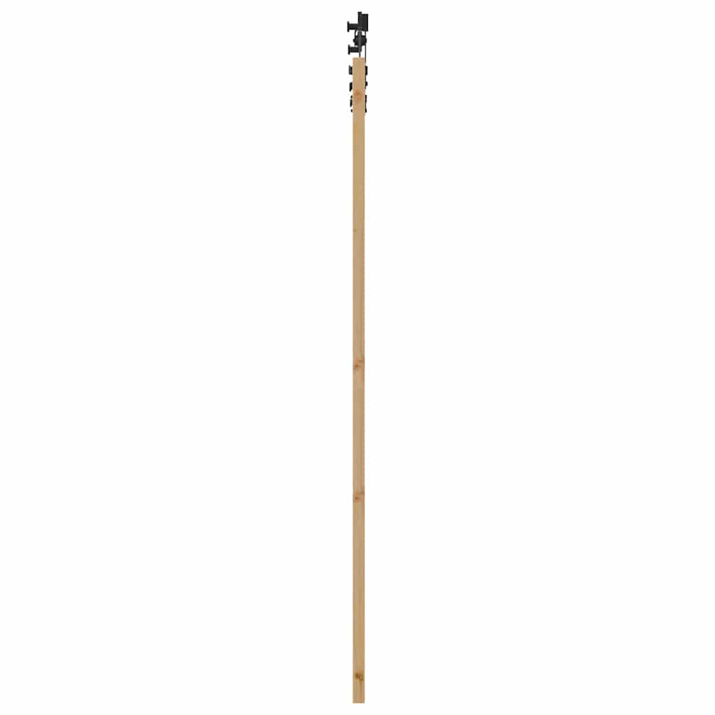 Skydedør ORKDAL Naturlig og sort 93 x 202 cm
