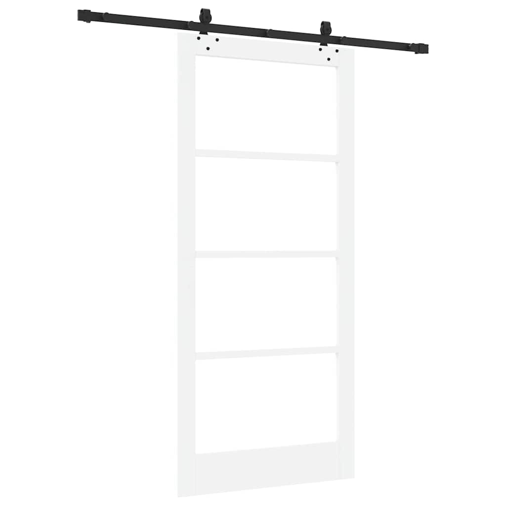 Skydedør ORKDAL Hvid og sort 93 x 202 cm