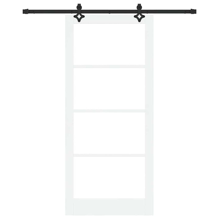 Skydedør ORKDAL Hvid og sort 93 x 211 cm