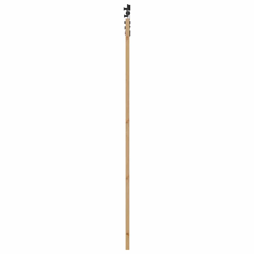 Skydedør ORKDAL Naturlig og sort 93 x 232 cm