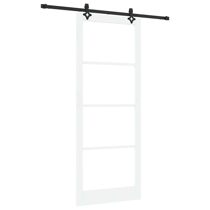 Skydedør ORKDAL Hvid og sort 93 x 232 cm
