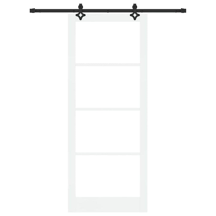 Skydedør ORKDAL Hvid og sort 93 x 232 cm