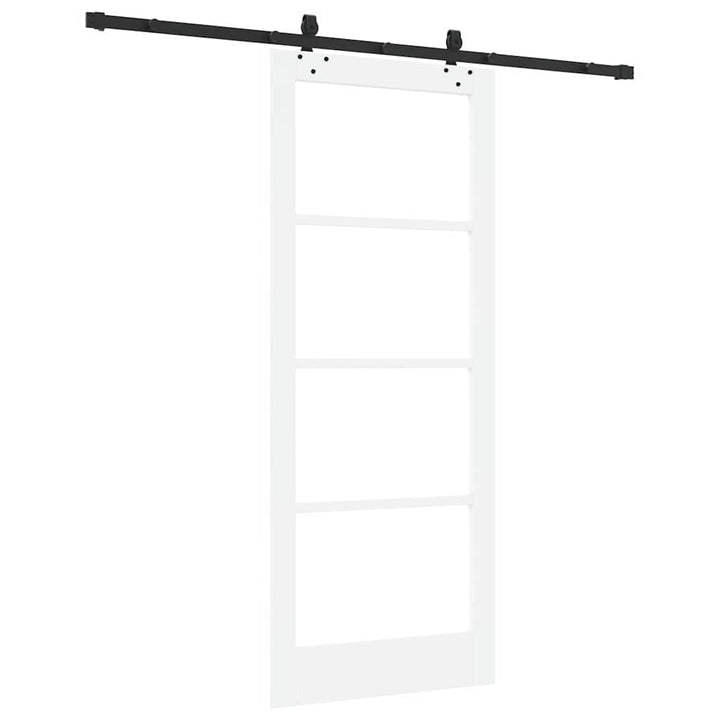 Skydedør ORKDAL Hvid og sort 83 x 202 cm