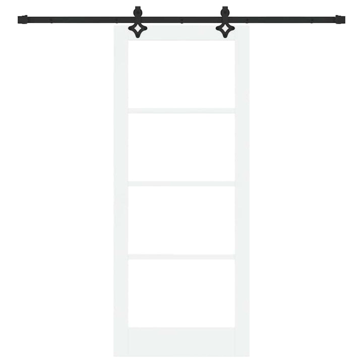 Skydedør ORKDAL Hvid og sort 83 x 202 cm