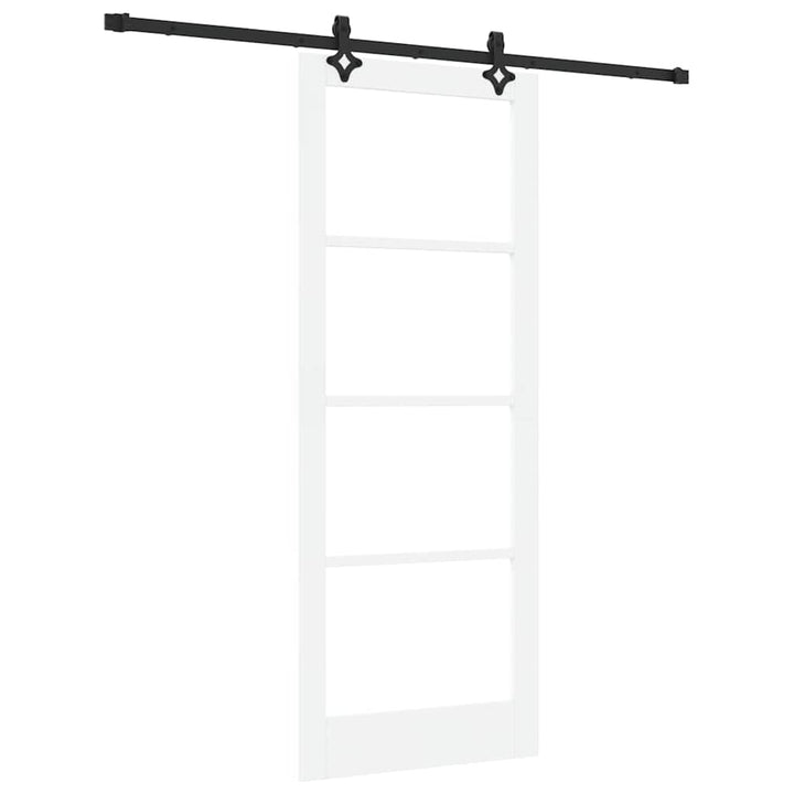 Skydedør ORKDAL Hvid og sort 83 x 211 cm