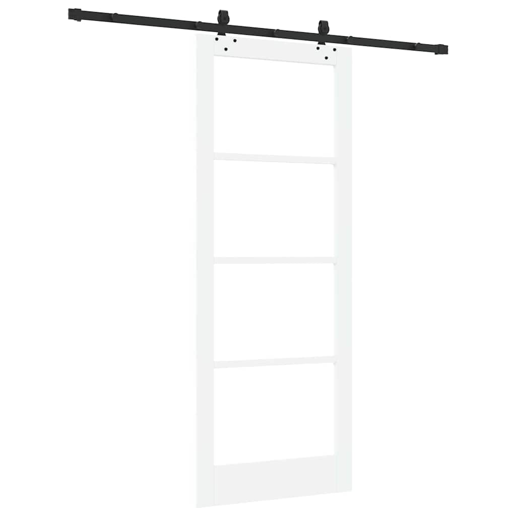 Skydedør ORKDAL Hvid og sort 83 x 211 cm