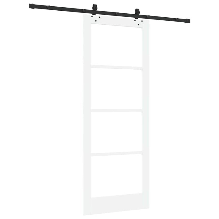 Skydedør ORKDAL Hvid og sort 83 x 211 cm