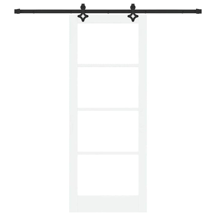 Skydedør ORKDAL Hvid og sort 83 x 211 cm