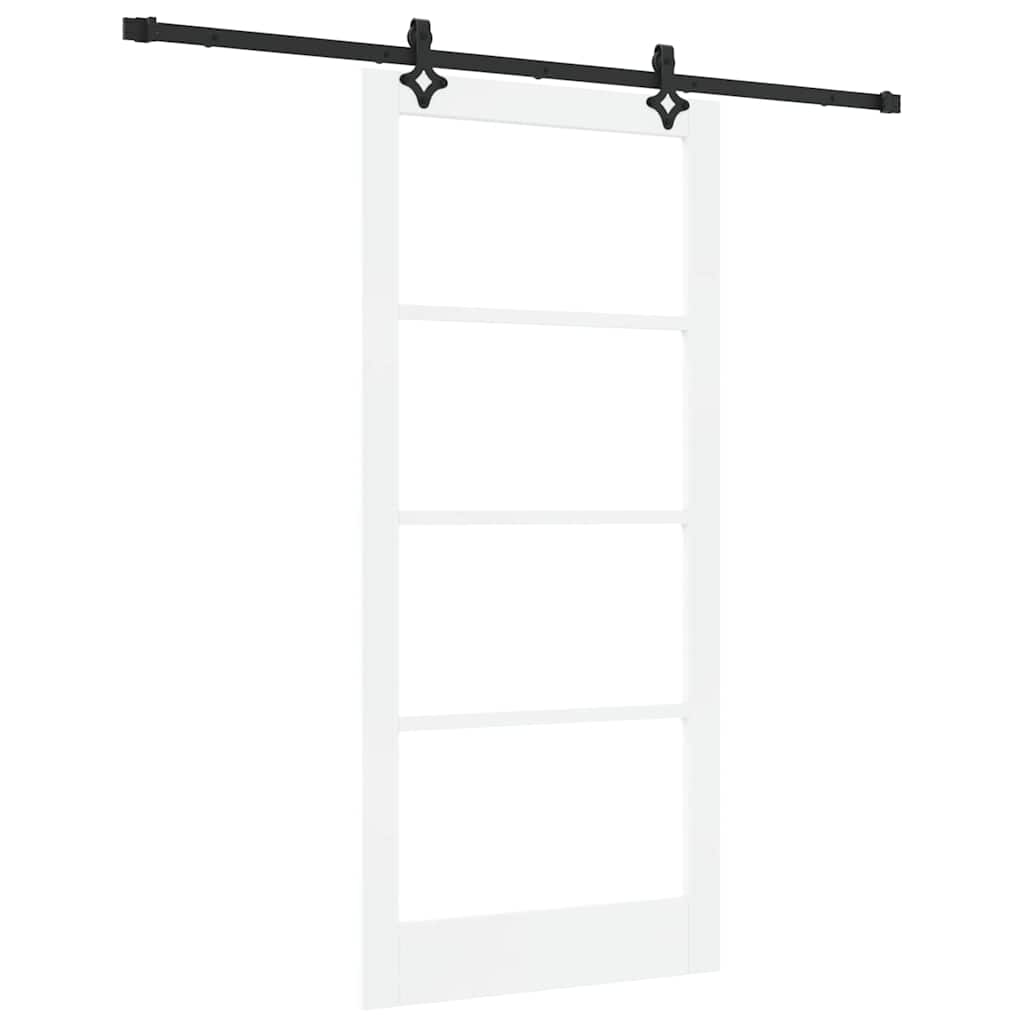Skydedør ORKDAL Hvid og sort 93 x 202 cm