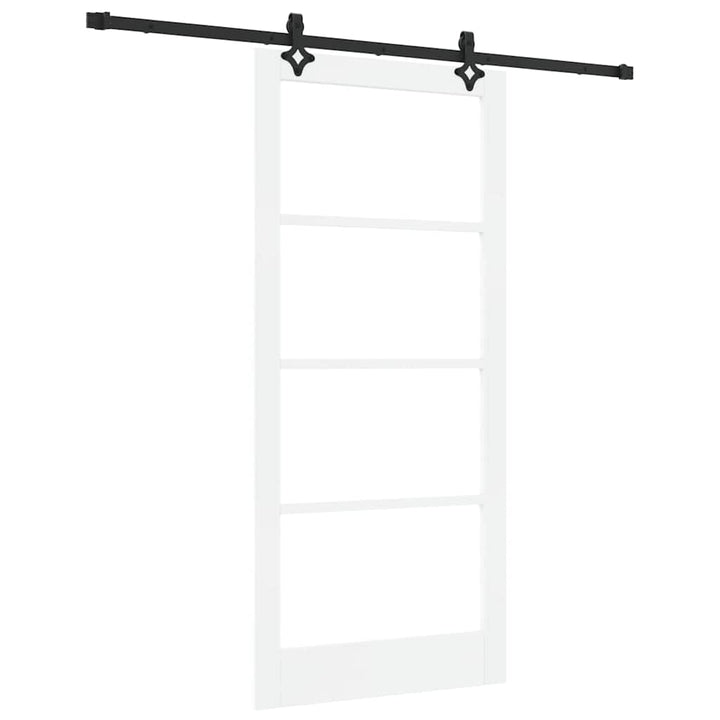 Skydedør ORKDAL Hvid og sort 93 x 202 cm
