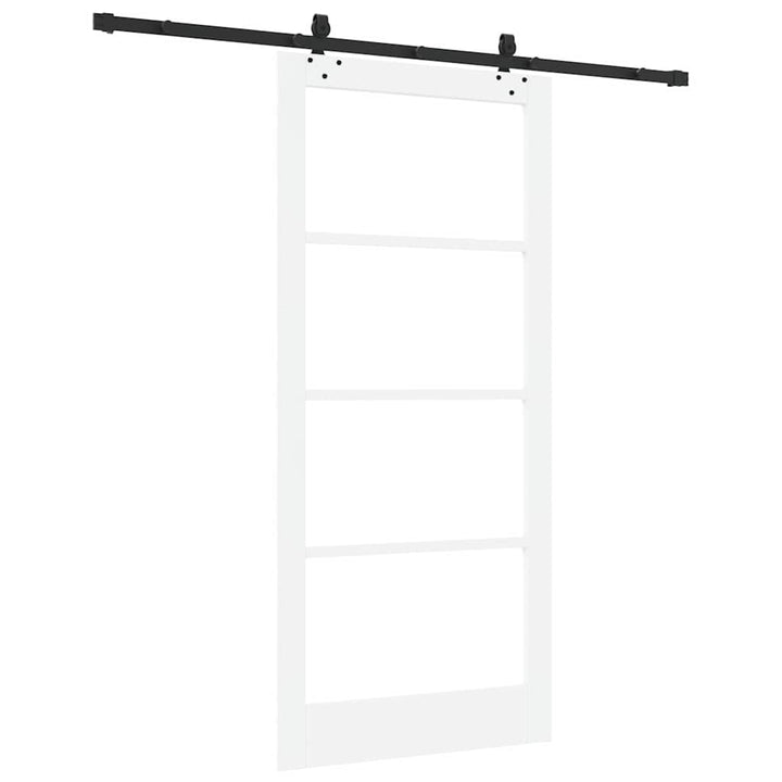 Skydedør ORKDAL Hvid og sort 93 x 202 cm