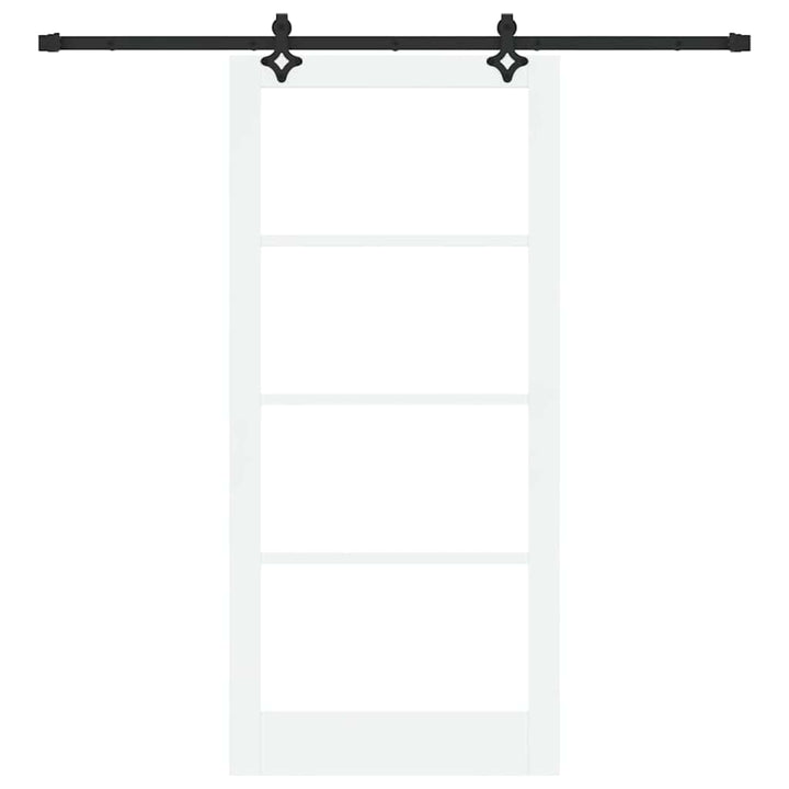 Skydedør ORKDAL Hvid og sort 93 x 202 cm
