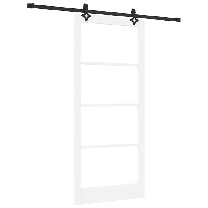 Skydedør ORKDAL Hvid og sort 93 x 211 cm