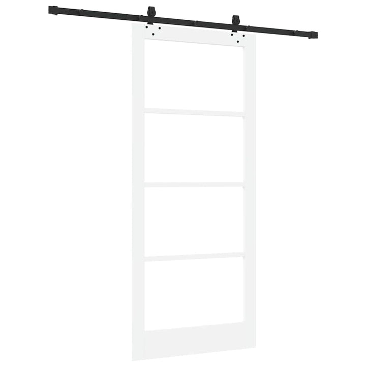 Skydedør ORKDAL Hvid og sort 93 x 211 cm