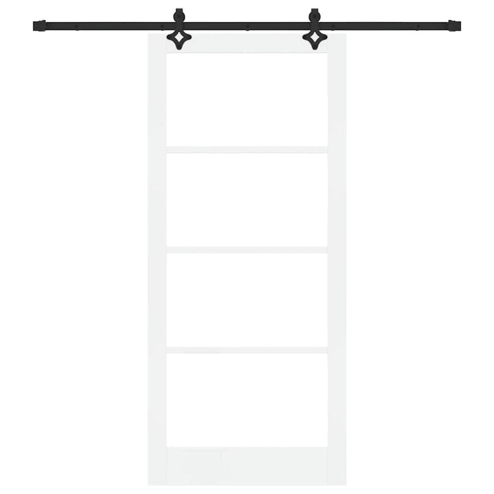Skydedør ORKDAL Hvid og sort 93 x 211 cm