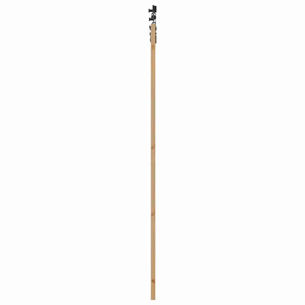Skydedør ORKDAL Naturlig og sort 93 x 232 cm