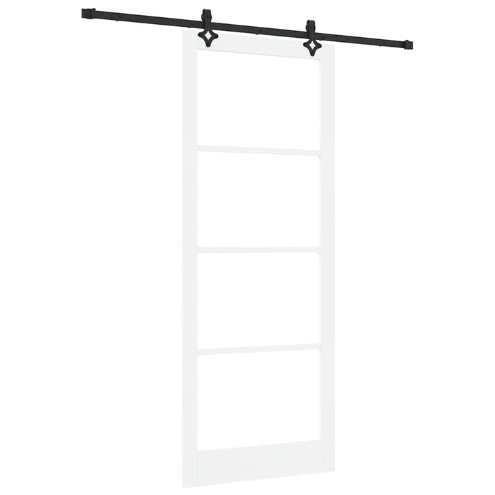 Skydedør ORKDAL Hvid og sort 93 x 232 cm