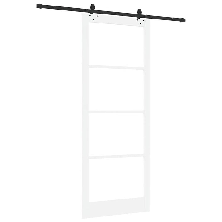 Skydedør ORKDAL Hvid og sort 93 x 232 cm
