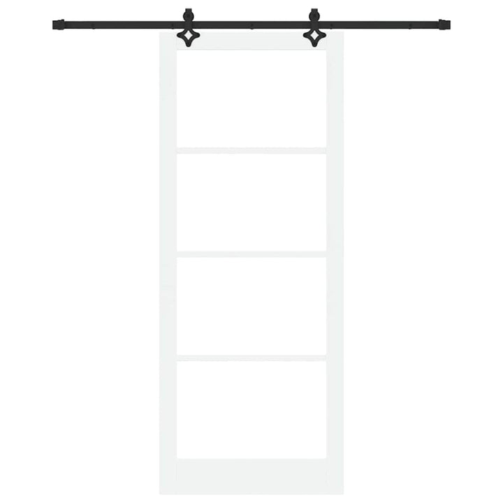 Skydedør ORKDAL Hvid og sort 93 x 232 cm