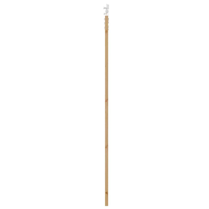 Skydedør Naturfarvet 93 x 232 cm Massivt fyrretræ og glas