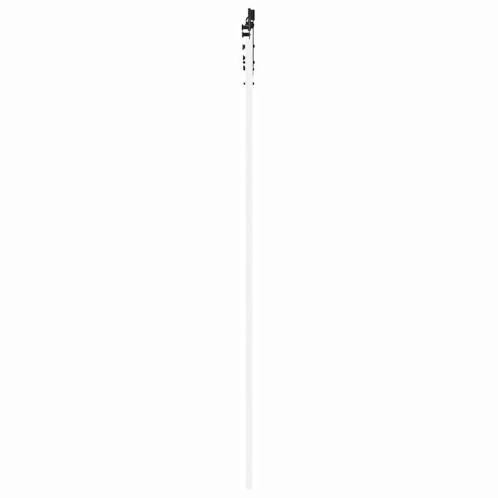 Skydedør Hvid 93 x 232 cm Massivt fyrretræ og glas