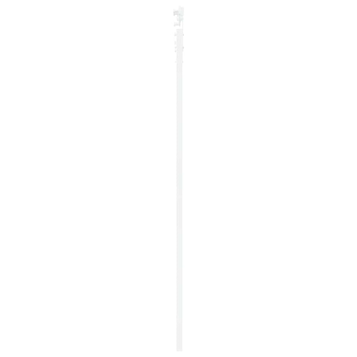 Skydedør Hvid 83 x 211 cm Massivt fyrretræ og glas