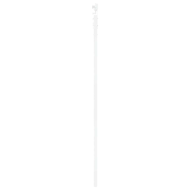 Skydedør Hvid 93 x 202 cm Massivt fyrretræ og glas