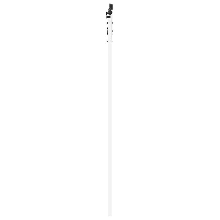 Skydedør Hvid og sort 93 x 202 cm Massivt fyrretræ og glas