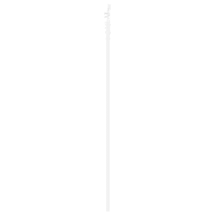 Skydedør Hvid 61 x 198,5 cm Massivt fyrretræ og glas