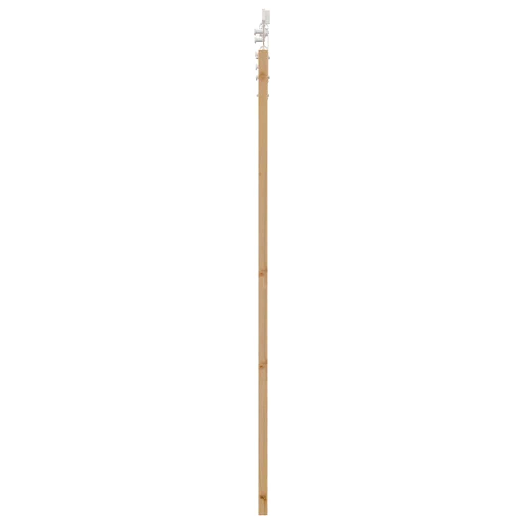 Skydedør Brun 73.5 x 198.5 cm Træ og metal