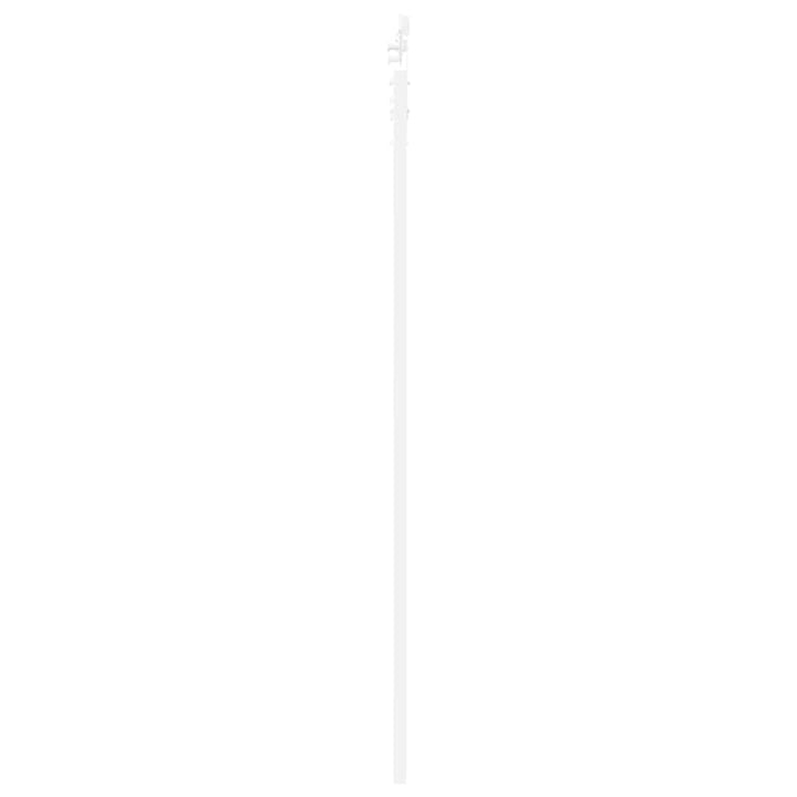 Skydedør Hvid 83 x 211 cm Massivt fyrretræ og glas