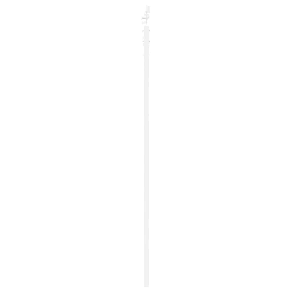 Skydedør Hvid 93 x 202 cm Massivt fyrretræ og glas