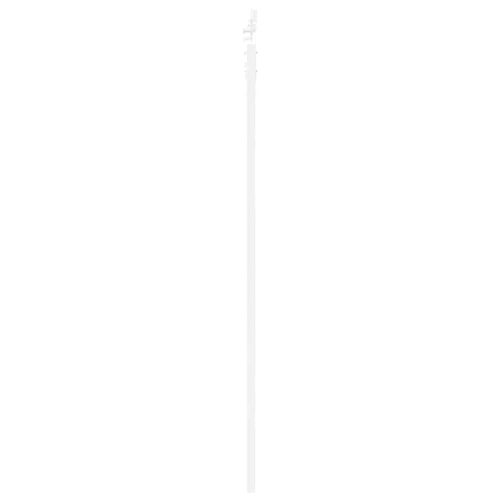 Skydedør Hvid 93 x 202 cm Massivt fyrretræ og glas