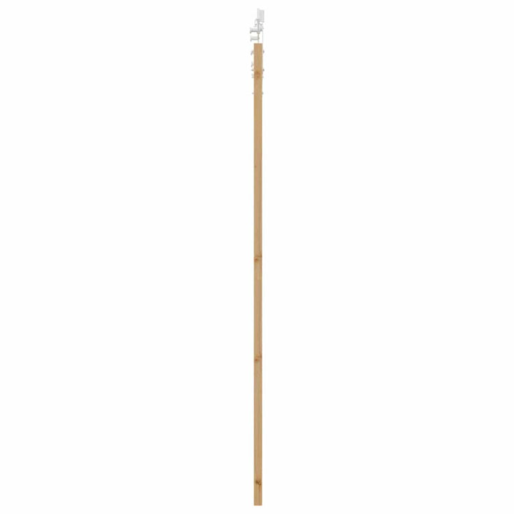 Skydedør Naturfarvet 93 x 211 cm Massivt fyrretræ og glas