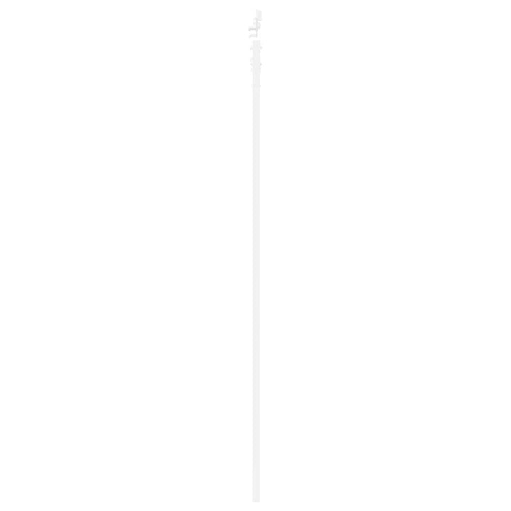 Skydedør Hvid 93 x 232 cm Massivt fyrretræ og glas