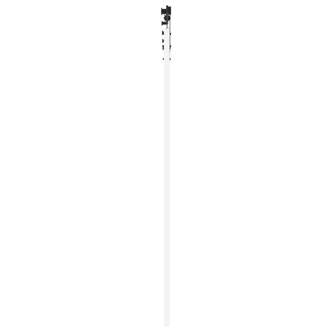 Skydedør ORKDAL Hvid 83 x 202 cm Massivt fyrretræ og glas
