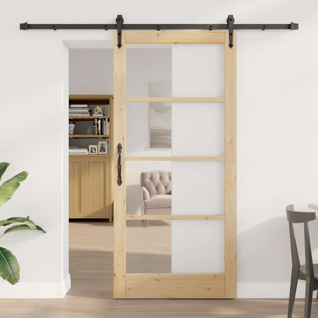 Skydedør ORKDAL Naturfarvet 93 x 202 cm