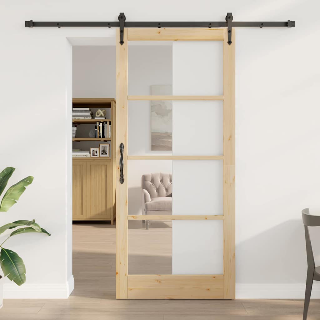 Skydedør ORKDAL Naturfarvet 93 x 211 cm
