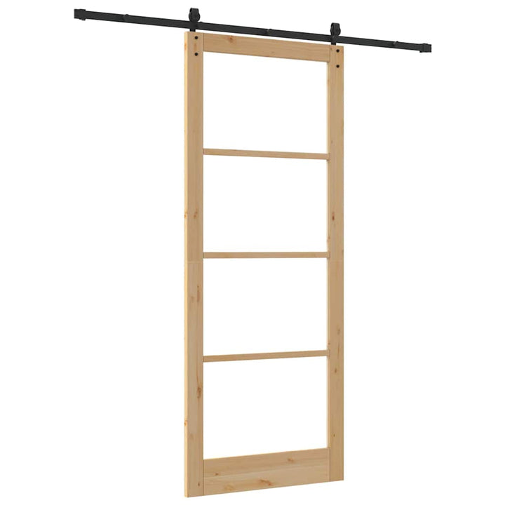 Skydedør ORKDAL Naturfarvet 93 x 232 cm