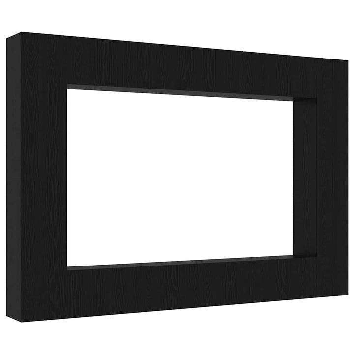 TV-møbelsæt 8 pcs Sort eg 100 x 30 x 30 cm Konstrueret træ