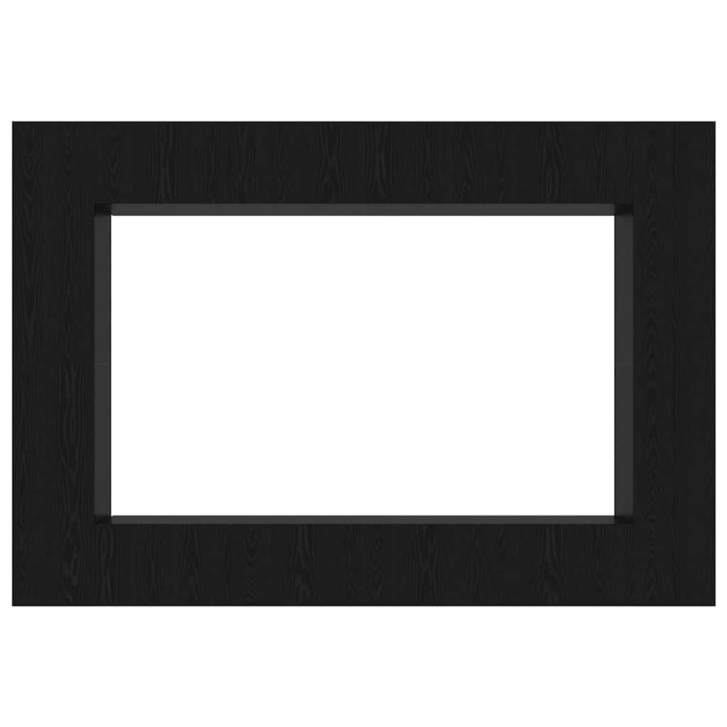 TV-møbelsæt 8 pcs Sort eg 100 x 30 x 30 cm Konstrueret træ