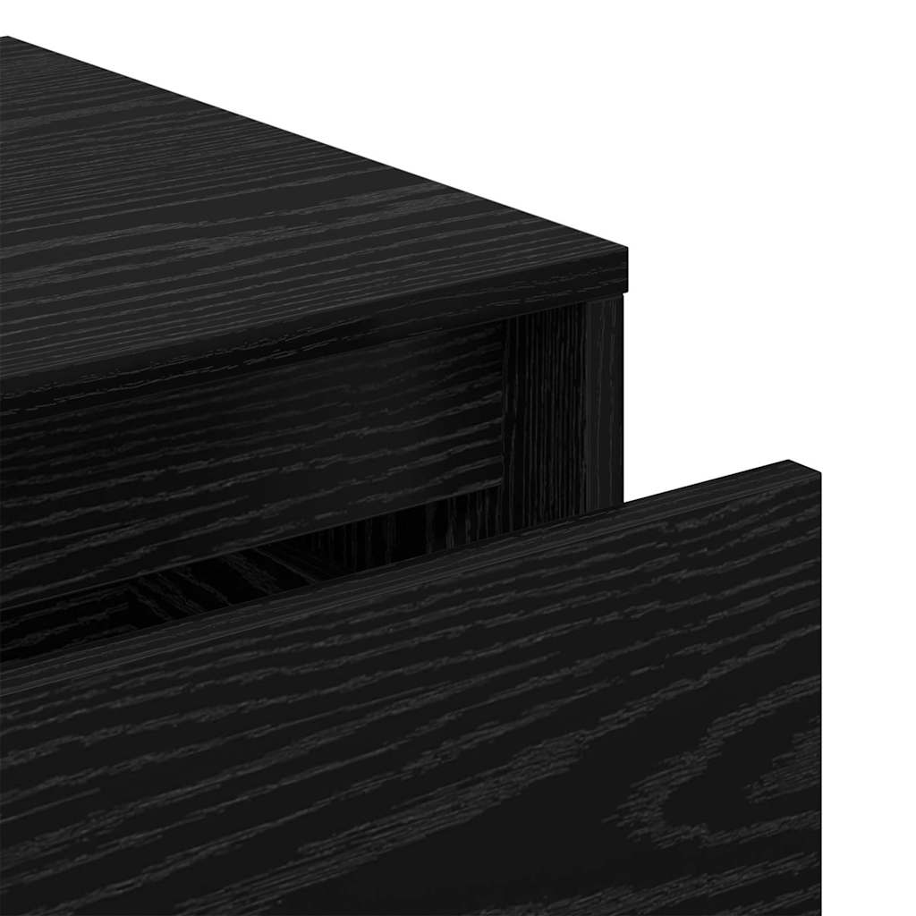 Entremøbelsæt Vægmonteret med spejl 6 pcs Konstrueret træ