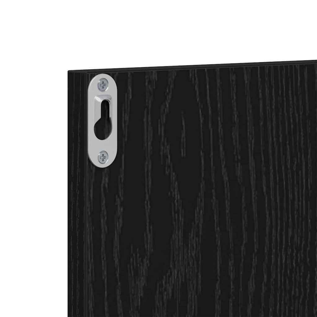 Entremøbelsæt Vægmonteret med spejl 6 pcs Konstrueret træ