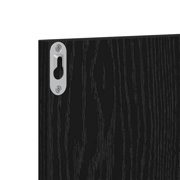 Entremøbelsæt Vægmonteret med spejl 6 pcs Konstrueret træ